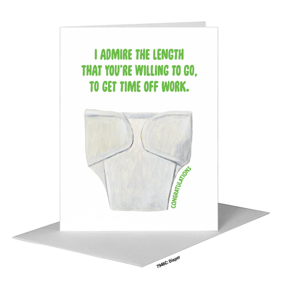 Diaper, Greeting Card (#7946C)