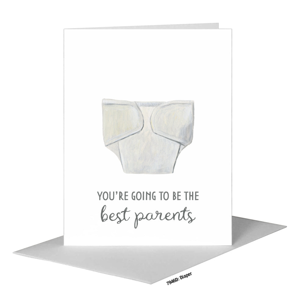 Diaper, Greeting Card (#7946D)