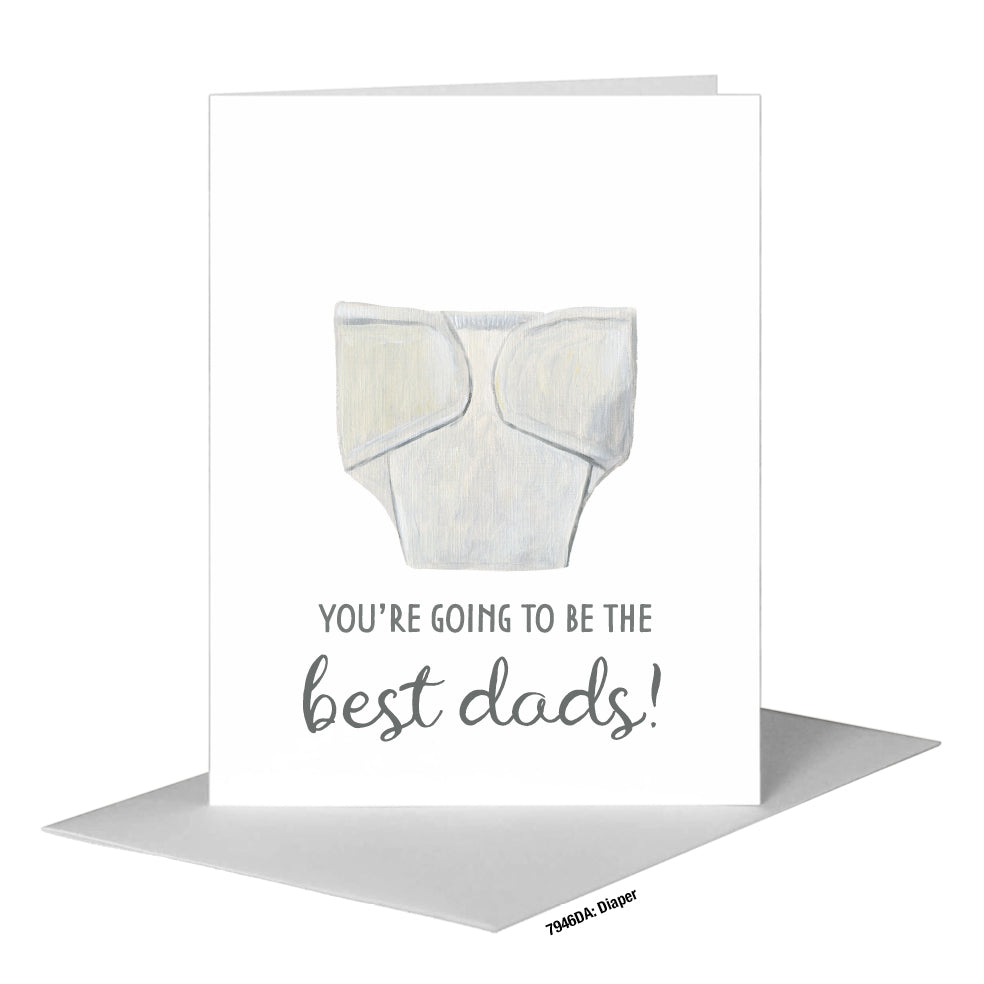 Diaper, Greeting Card (#7946DA)