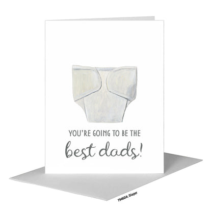 Diaper, Greeting Card (#7946DA)
