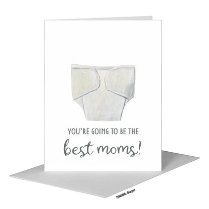 Diaper, Greeting Card (#7946DB)