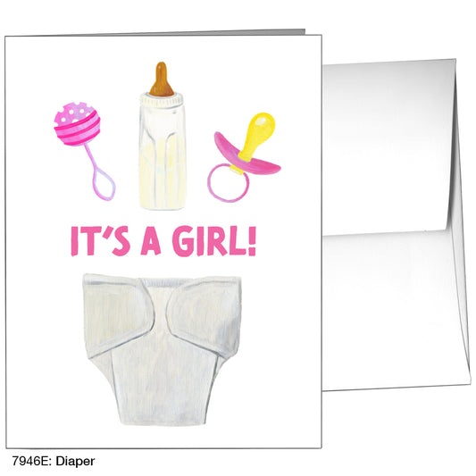 Diaper, Greeting Card (7946E)