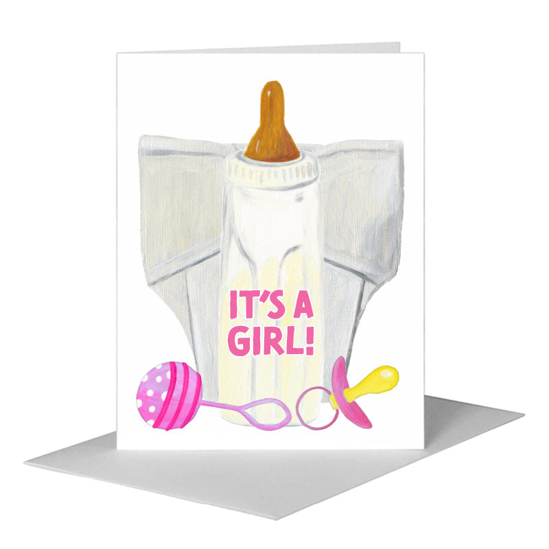 Diaper, Greeting Card (#7946E) A2 Card Front, www.printedcanvas.com