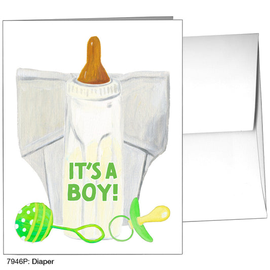Diaper, Greeting Card (7946P), A2 Card Front, www.printedcanvas.com