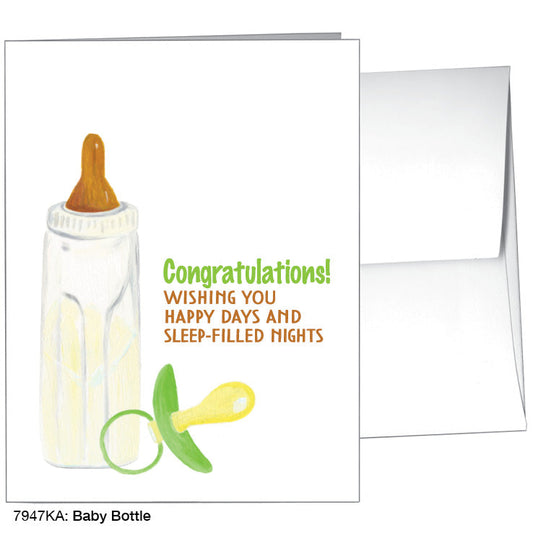 Baby Bottle, Greeting Card (7947KA), A2 Card Front, www.printedcanvas.com