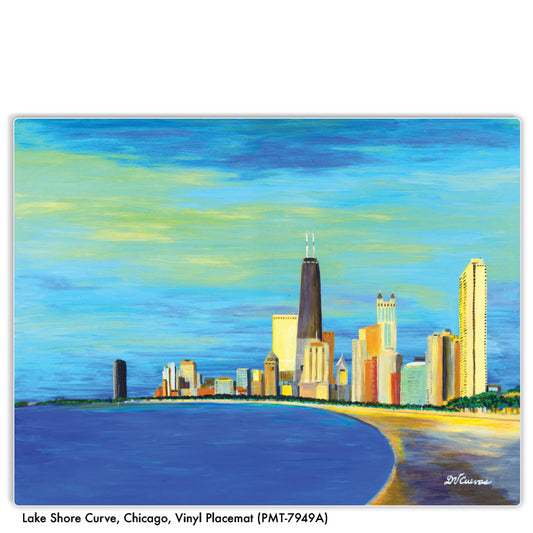 Lake Shore Curve, Vinyl Placemat (PMT-7949A)