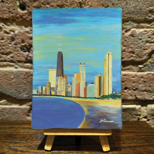 Lake Shore Curve, Chicago, Mini Artwork (MA-7949F)