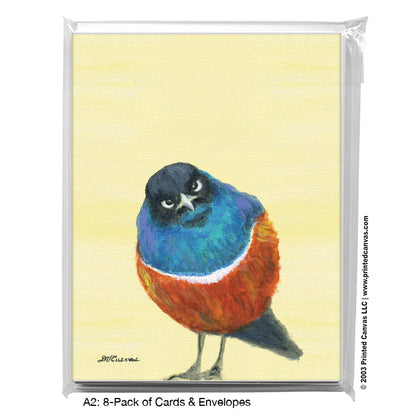 Superb Starling Bird, Greeting Card (#7966B)