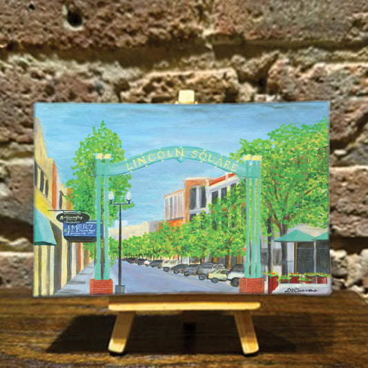 Lincoln Square, Chicago, Mini Artwork (MA-7971A)