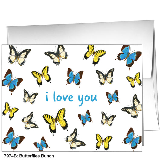 Butterflies Bunch, Greeting Card (7974B)