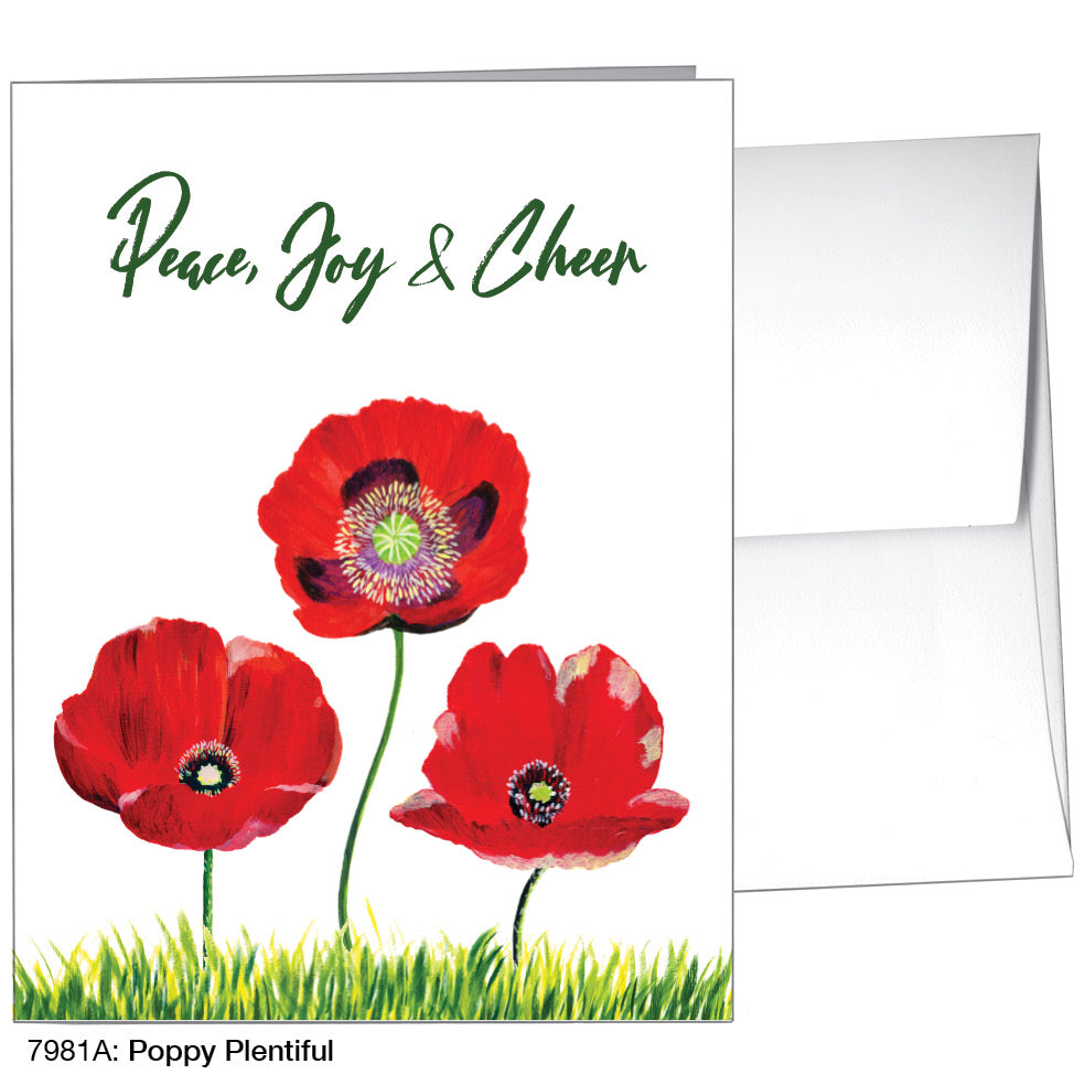 Poppy Plentiful, Greeting Card (7981A)
