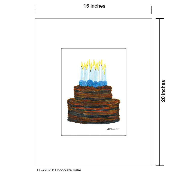 Chocolate Cake, Print (#7982B)