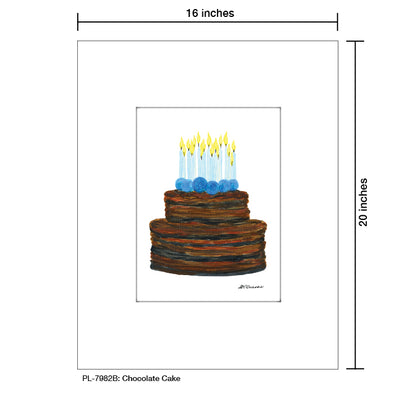 Chocolate Cake, Print (#7982B)