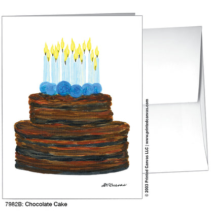 Chocolate Cake, Greeting Card (#7982B)