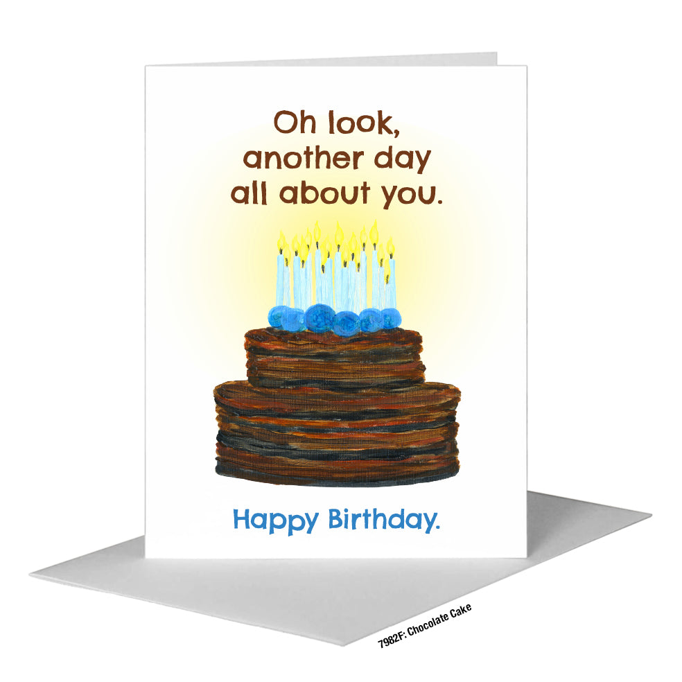 Chocolate Cake, Greeting Card (#7982F)