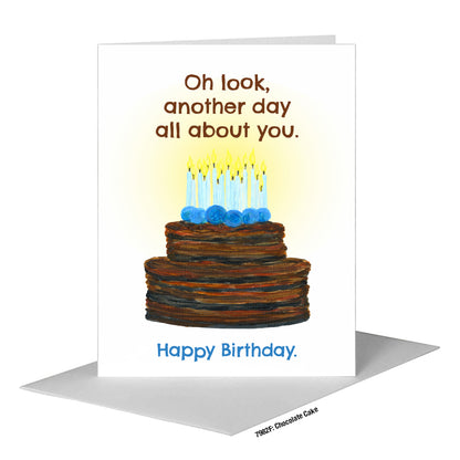 Chocolate Cake, Greeting Card (#7982F)