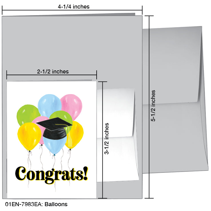 Balloons, Greeting Card (#7983EA)