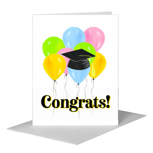 Balloons, Greeting Card (#7983EA) A2 Card Front, www.printedcanvas.com