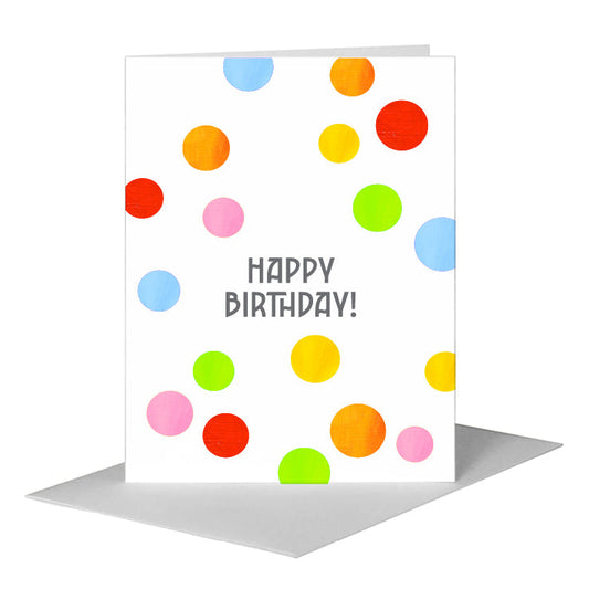 Dots, Greeting Card (#7987A) A2 Card Front, www.printedcanvas.com