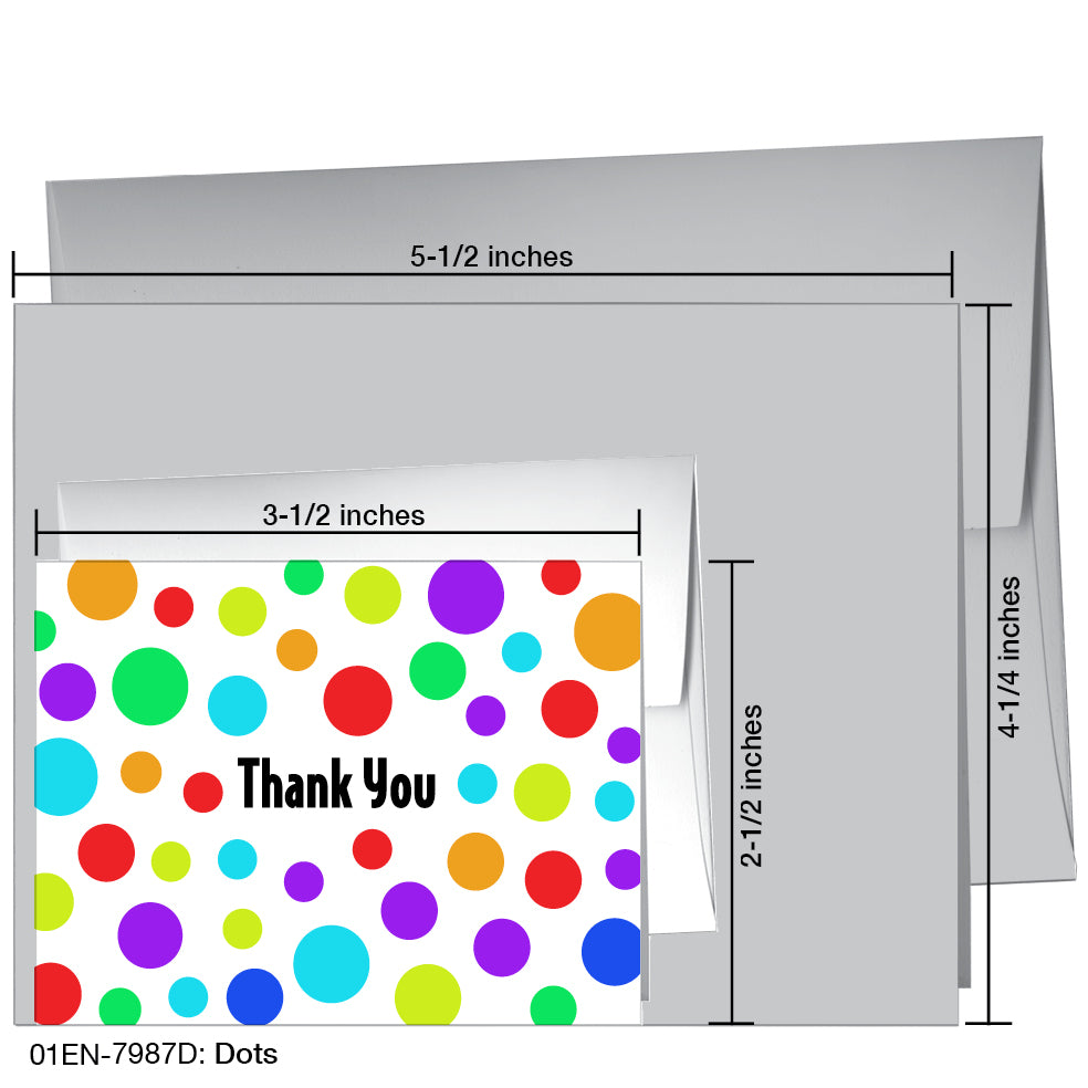 Dots, Greeting Card (7987D)