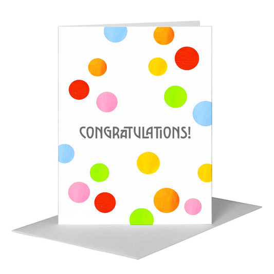 Dots, Greeting Card (#7987H) A2 Card Front, www.printedcanvas.com