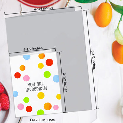 Dots, Greeting Card (#7987K)