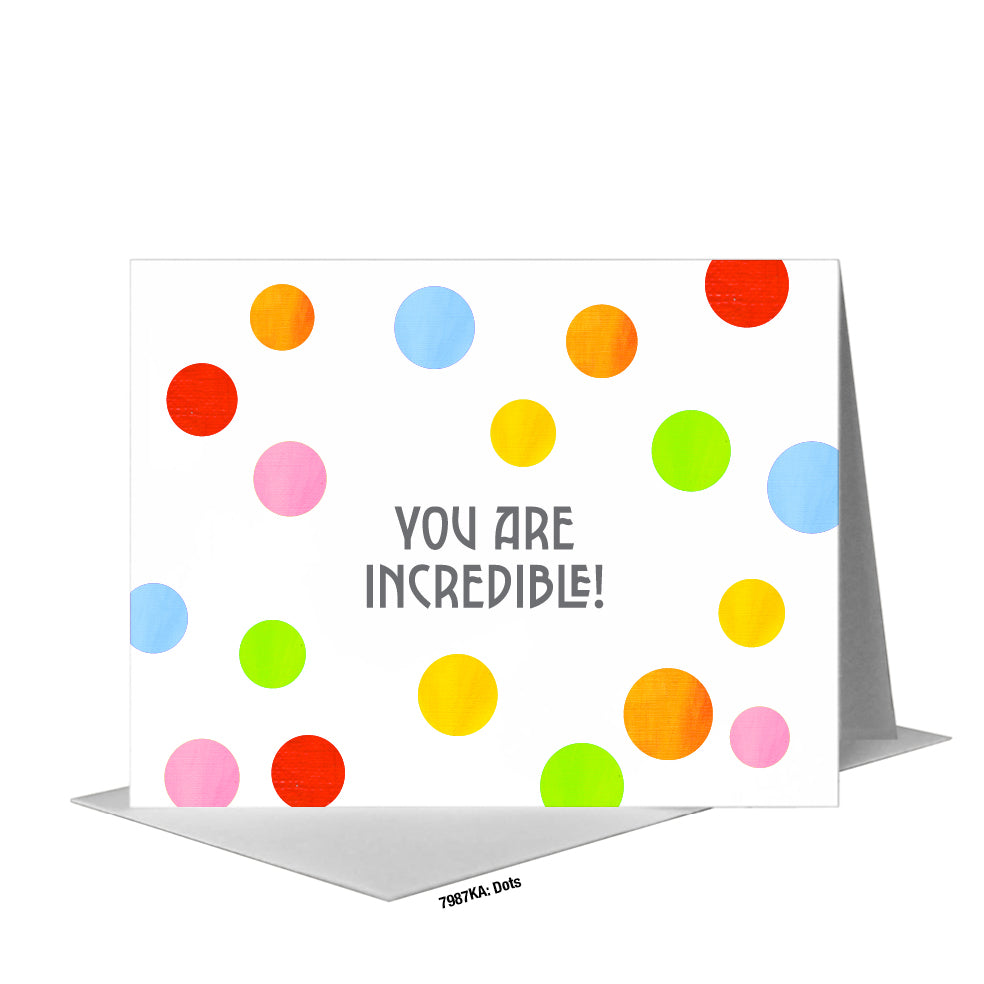 Dots, Greeting Card (#7987KA)