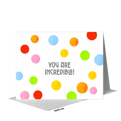 Dots, Greeting Card (#7987KA)