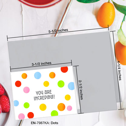 Dots, Greeting Card (#7987KA)