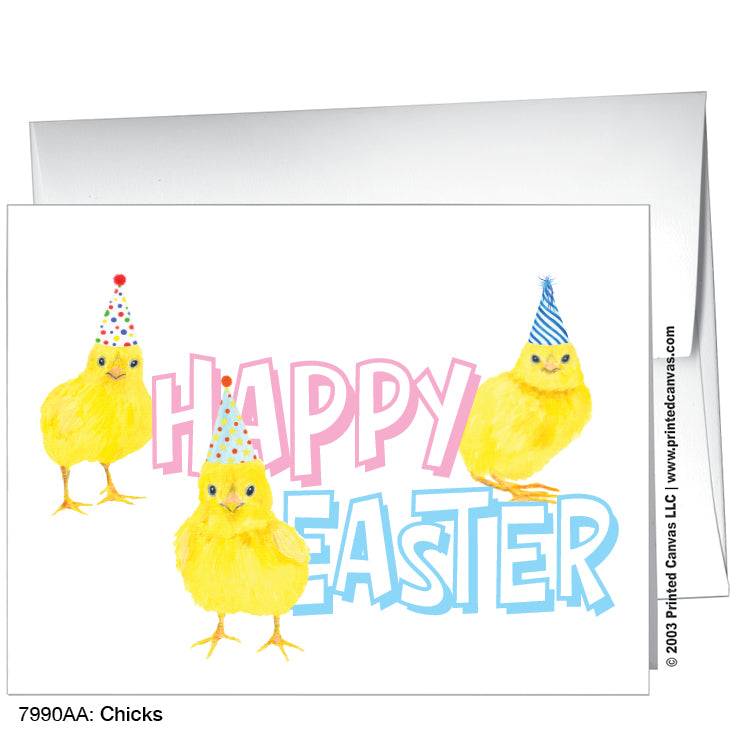 Chicks, Greeting Card (#7990AA)