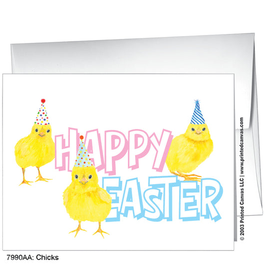 Chicks, Greeting Card (#7990AA)