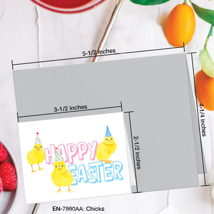 Chicks, Greeting Card (#7990AA)