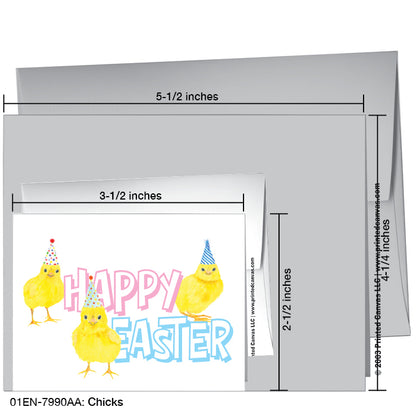 Chicks, Greeting Card (#7990AA)