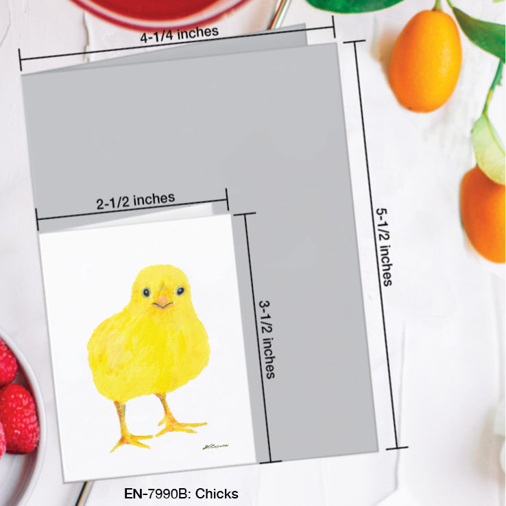 Chicks, Greeting Card (#7990B)