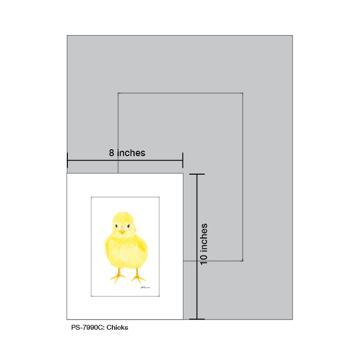 Chicks, Print (#7990C)