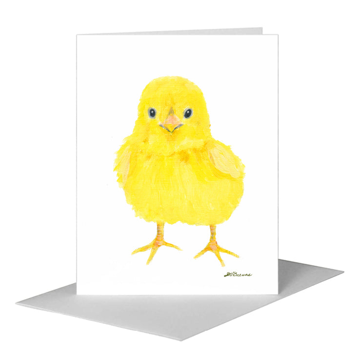 Chicks, Greeting Card (#7990C) A2 Card Front, www.printedcanvas.com