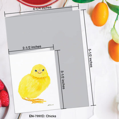 Chicks, Greeting Card (#7990D)