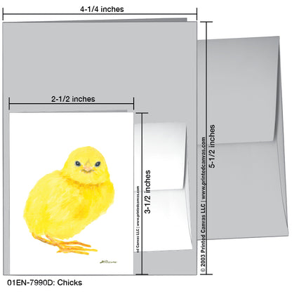 Chicks, Greeting Card (#7990D)