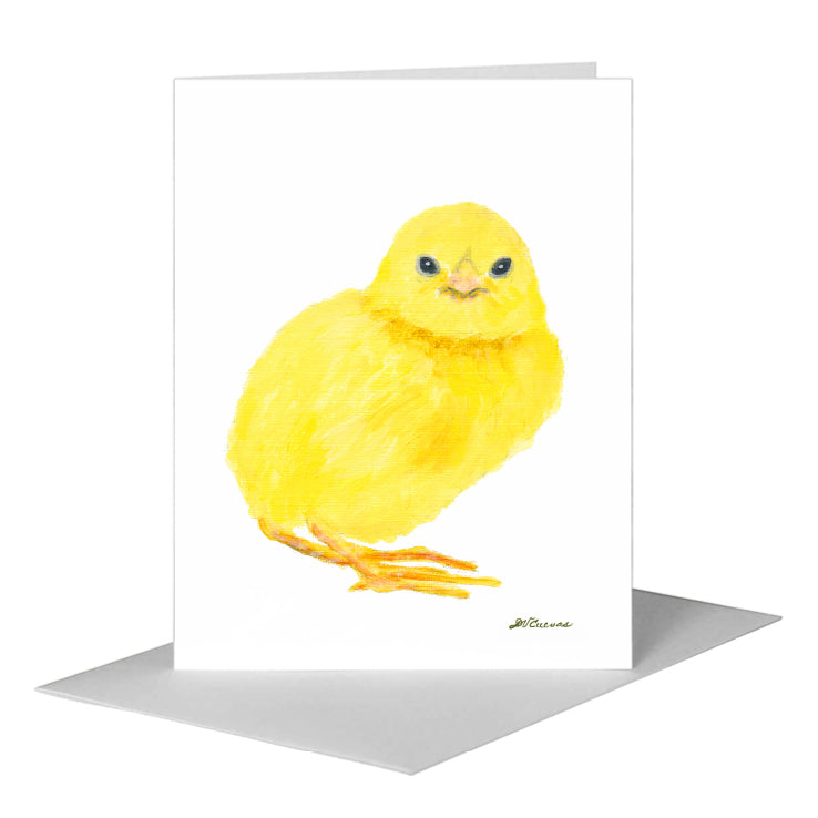 Chicks, Greeting Card (#7990D) A2 Card Front, www.printedcanvas.com