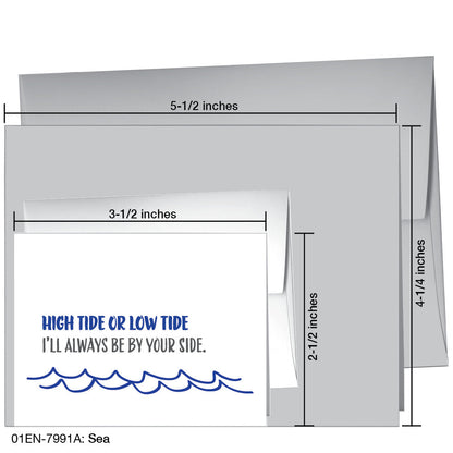 Sea, Greeting Card (7991A), Enclosure, printedcanvas.com