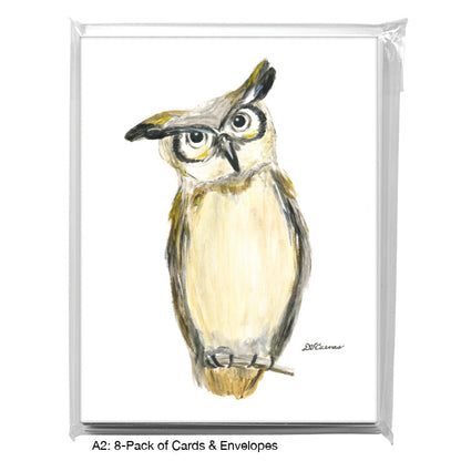 Great Horned Owl, Greeting Card (7992A)