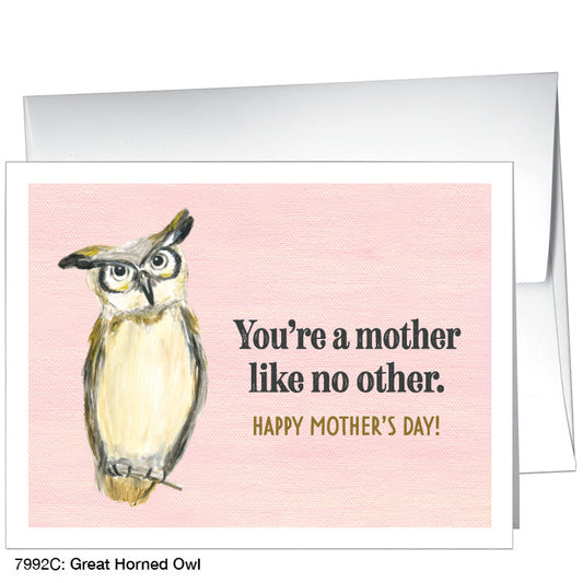 Great Horned Owl, Greeting Card (7992C)