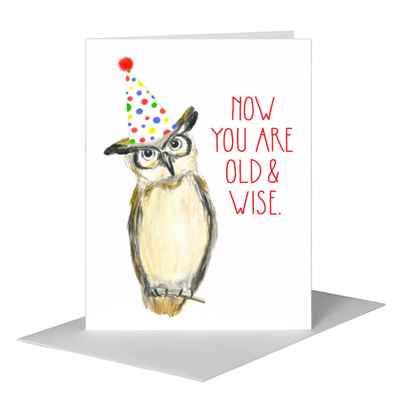 Great Horned Owl, Greeting Card (#7992K) A2 Card Front, www.printedcanvas.com