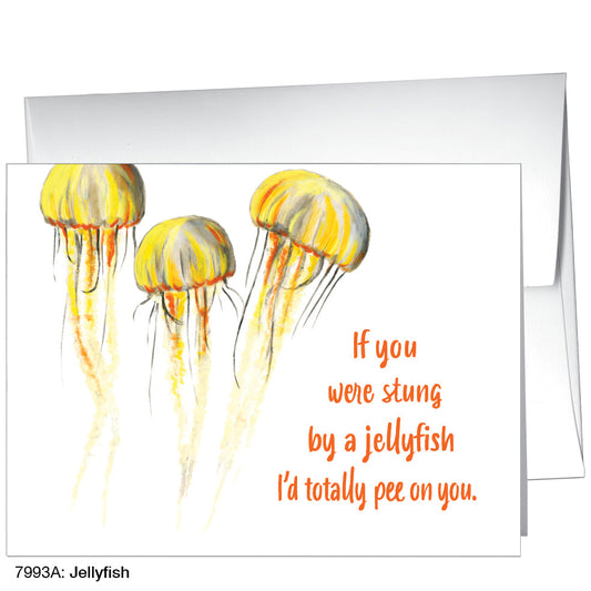 Jellyfish, Greeting Card (7993A), A2, printedcanvas.com