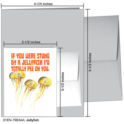 Jellyfish, Greeting Card (7993AA)