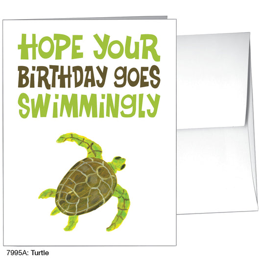 Turtle, Greeting Card (7995A), A2 Card Front, www.printedcanvas.com