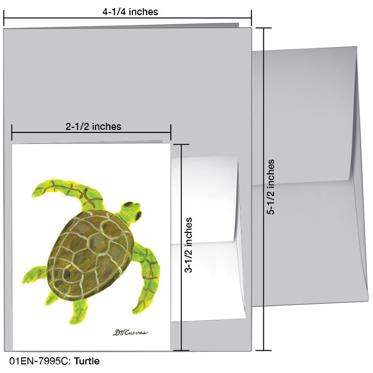 Turtle, Greeting Card (7995C)
