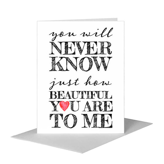 You're Still the One, Greeting Card (#8489B) A2 Card Front, www.printedcanvas.com
