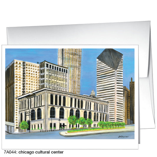 Chicago Cultural Center, Greeting Card (8255B), A2 Card Front, www.printedcanvas.com