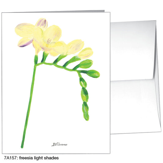 Freesia Light Shades, Greeting Card (8335), A2, printedcanvas.com